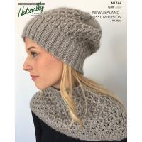 N1766 Lace Cowl and Beanie